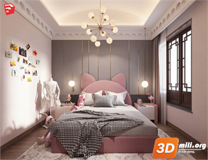 Children Room Scenes Skp FIles 
